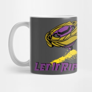 beyblade purple/gold Mug